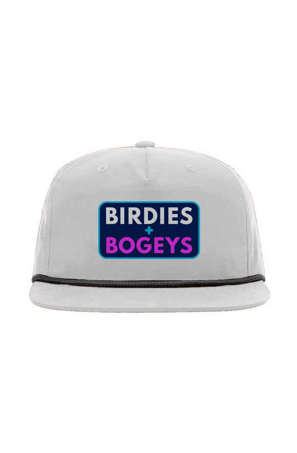 Birdies + Bogeys Flat Bill Hat