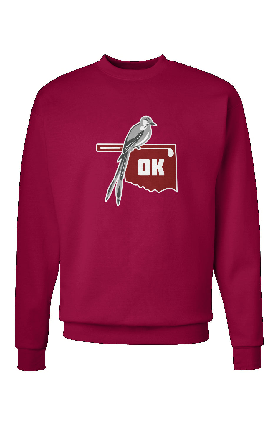 B&B Special Edition Oklahoma (OU inspired) Ecosmart® Crewneck Sweatshirt