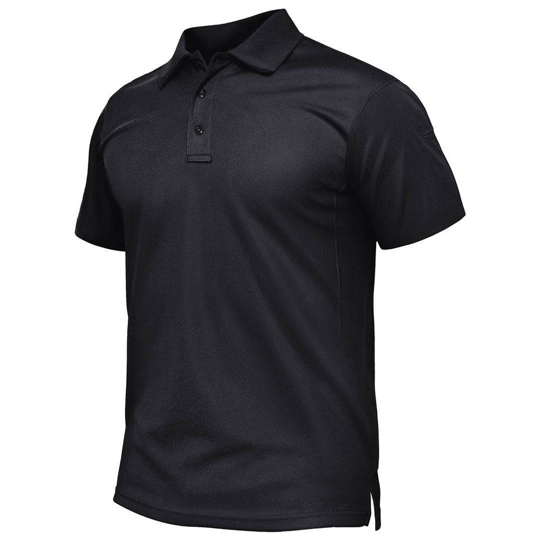 Black polo shirt 
