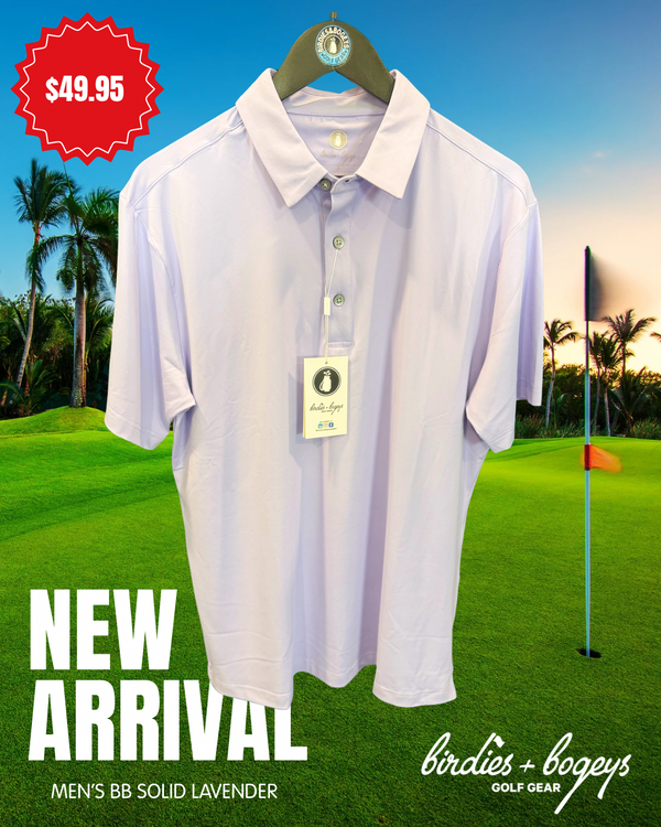 Solid Lavendar Polo